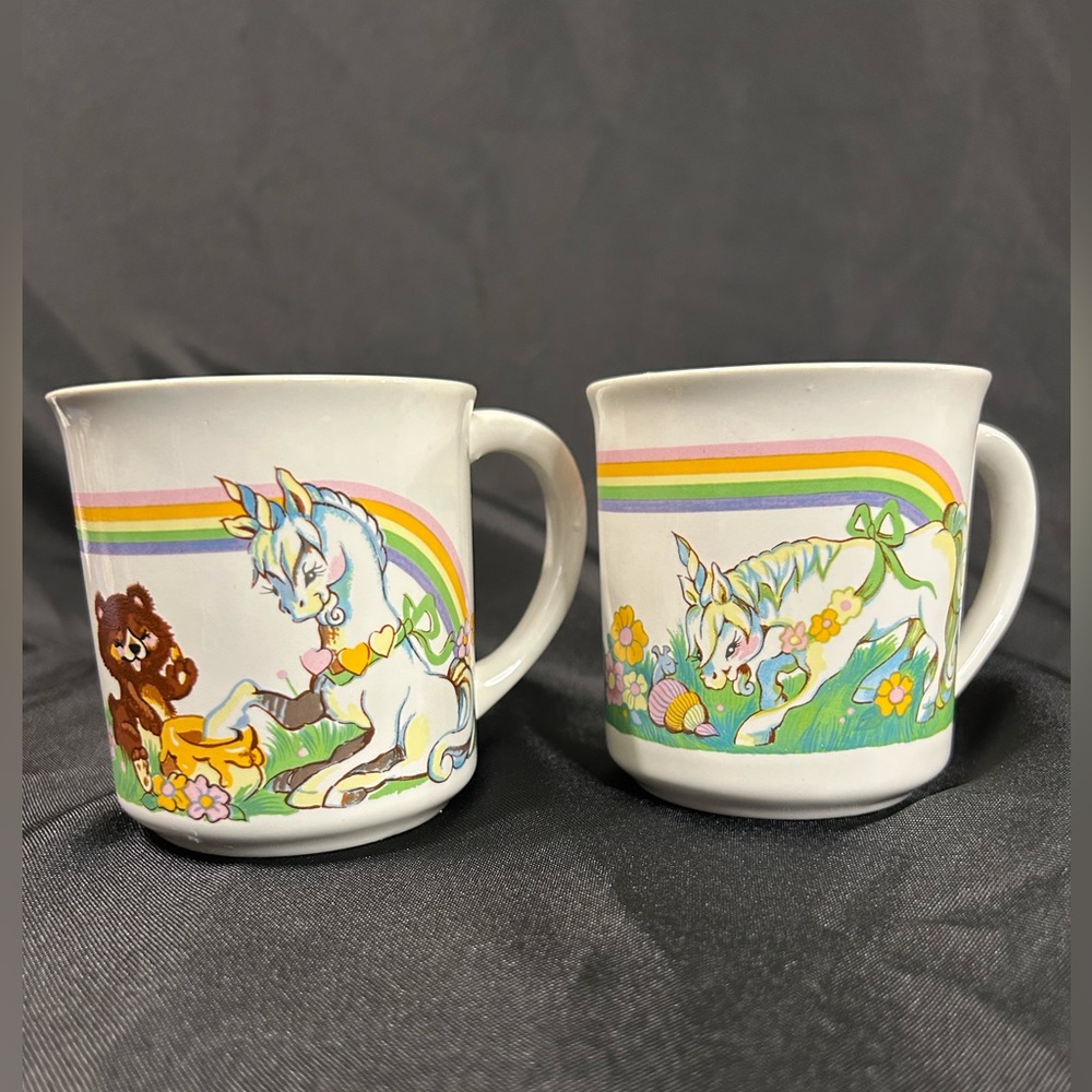 VINTAGE 1982 W. BERRIE & CO. FANTASY SERIES 
UNICORNS!